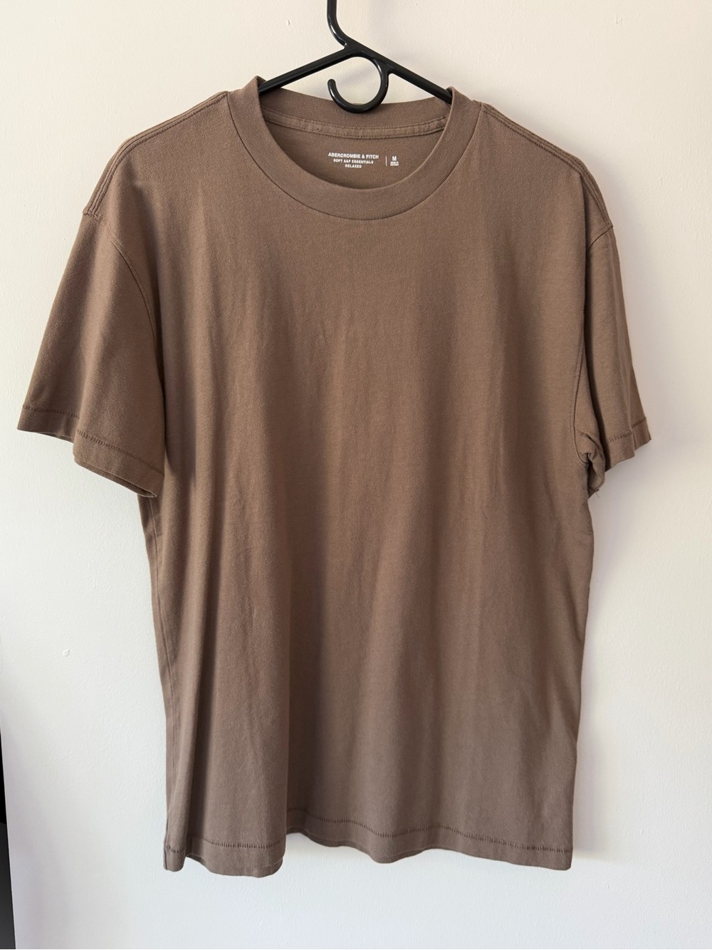 Abercrombie & Fitch Men's Short Sleeve Crewneck Tee in Brown